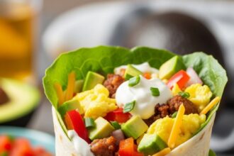 Low Carb Breakfast Burrito