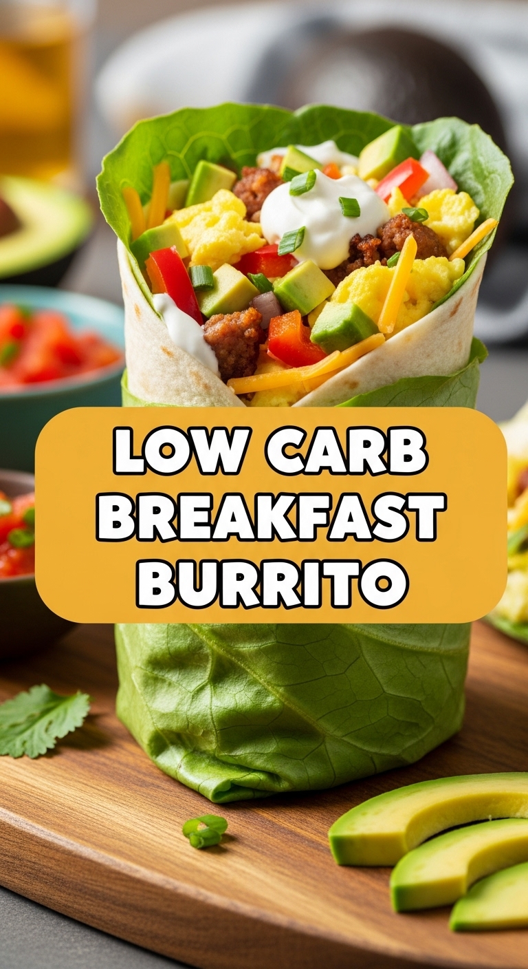 Low Carb Breakfast Burrito