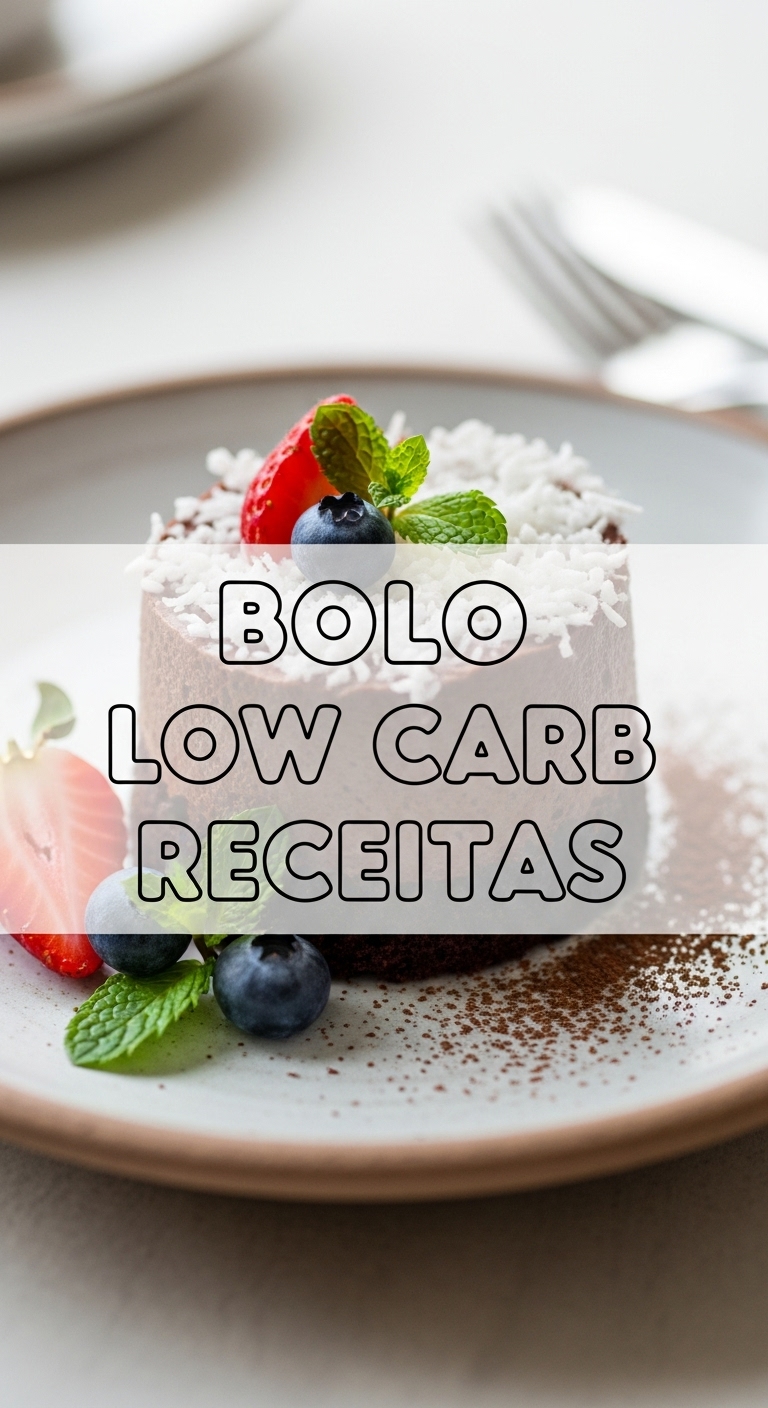 Bolo Low Carb Receitas