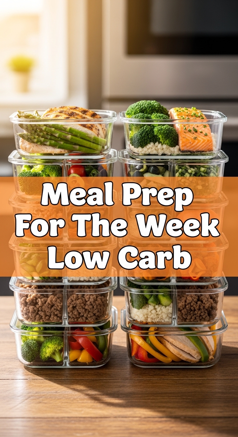 Meal Prep For The Week Low Carb