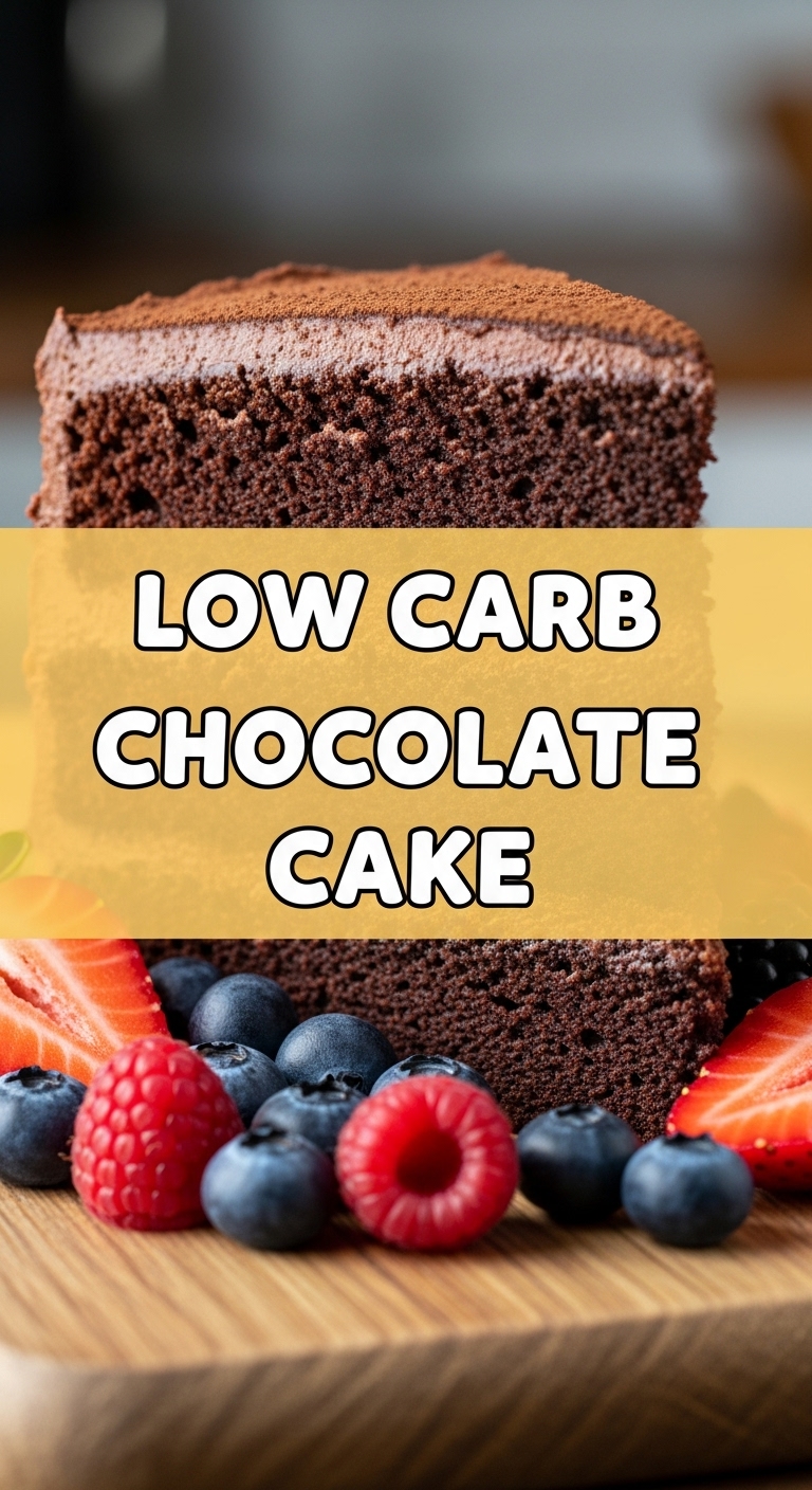Low Carb Chocolate Cake