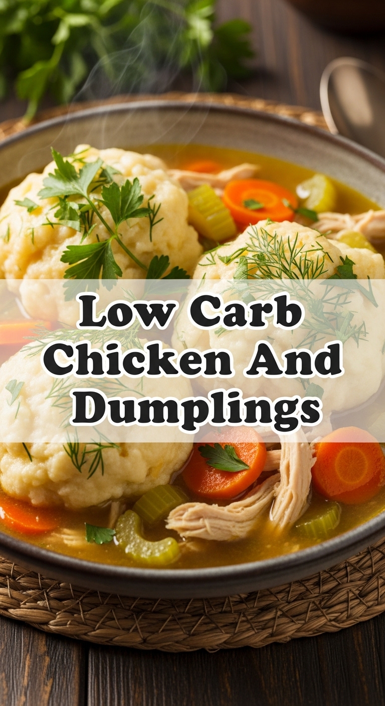 Low Carb Chicken And Dumplings