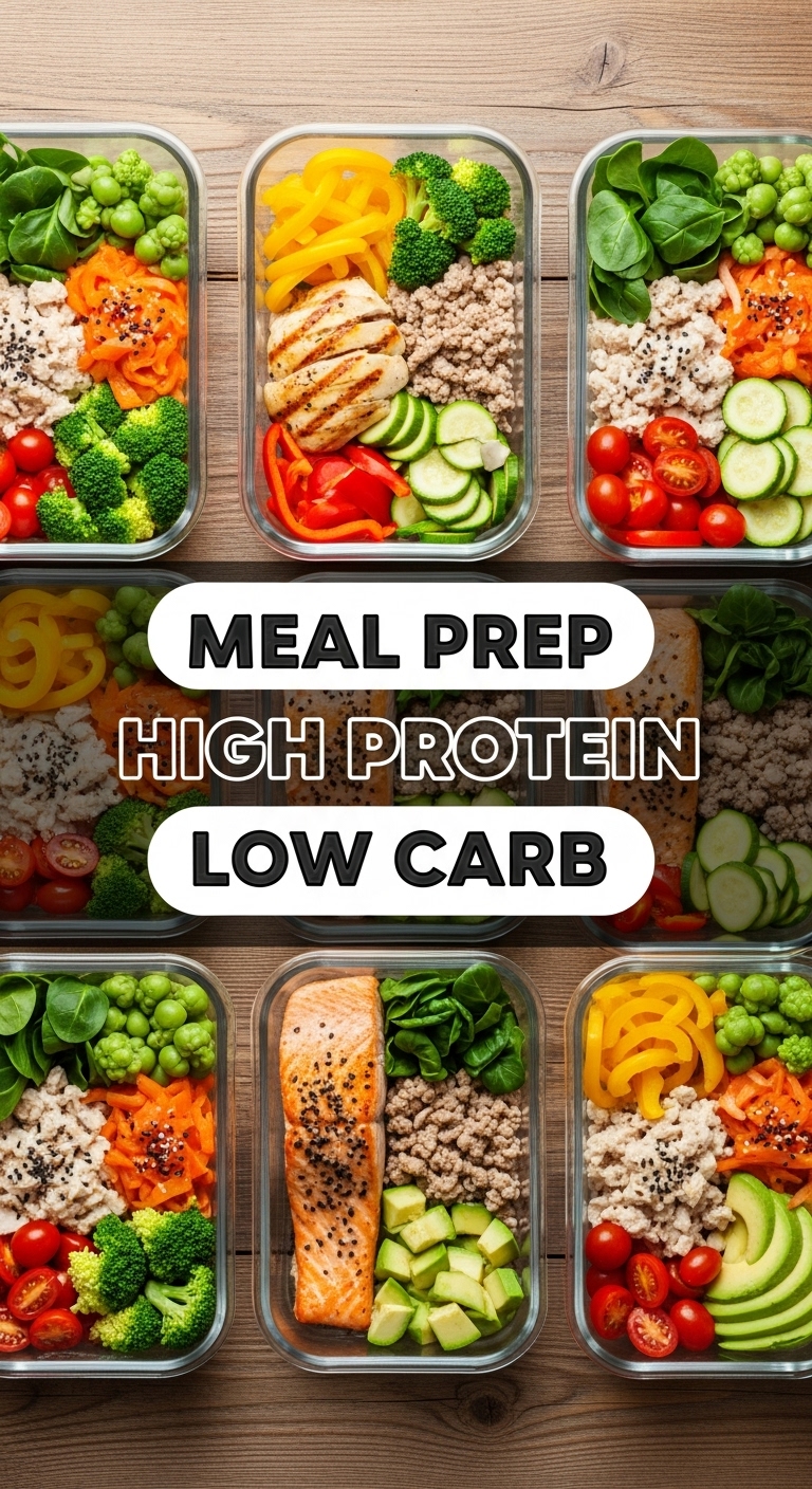 Meal Prep High Protein Low Carb