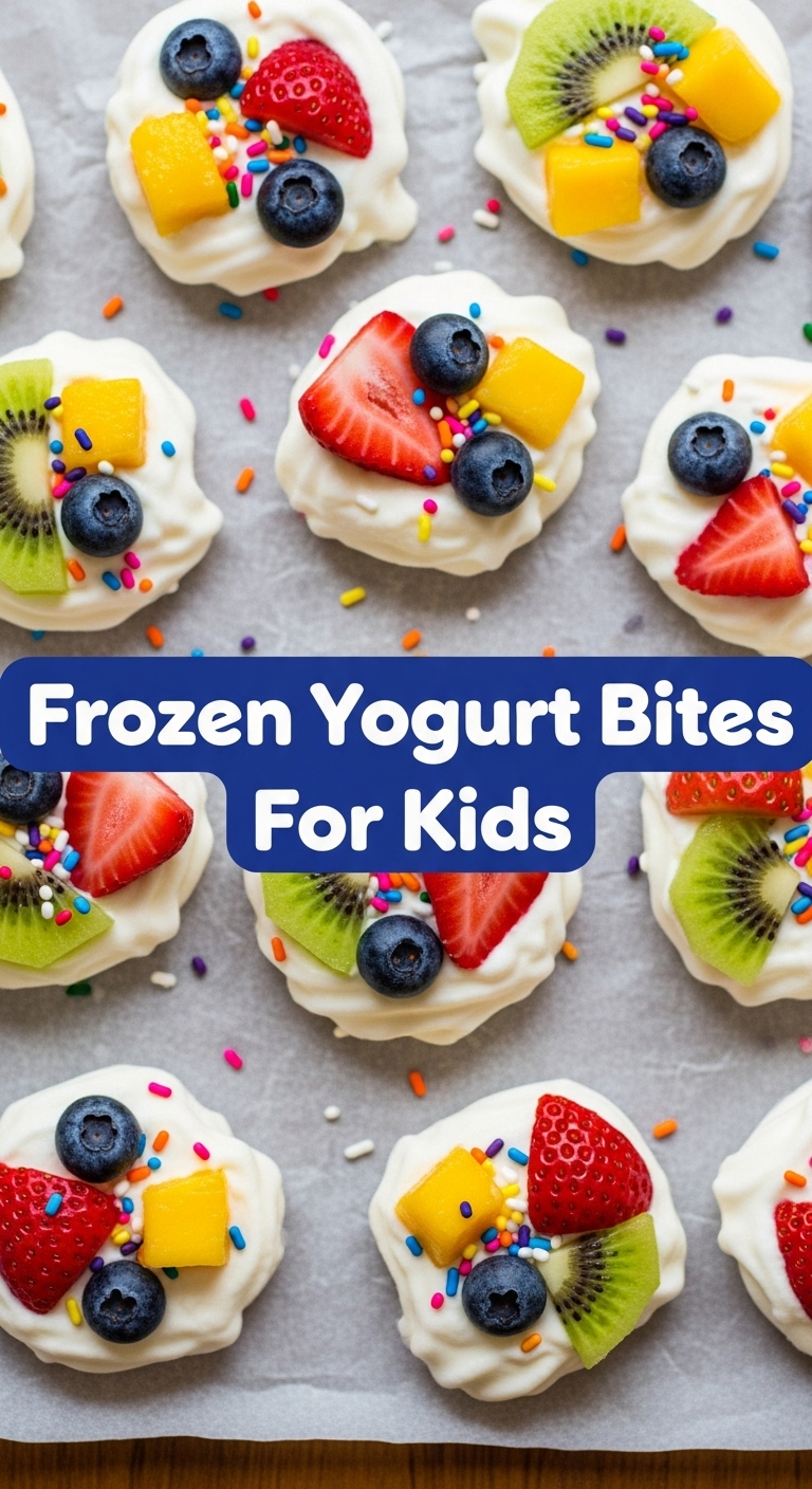 Frozen Yogurt Bites For Kids