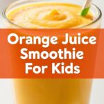 Orange Juice Smoothie For Kids