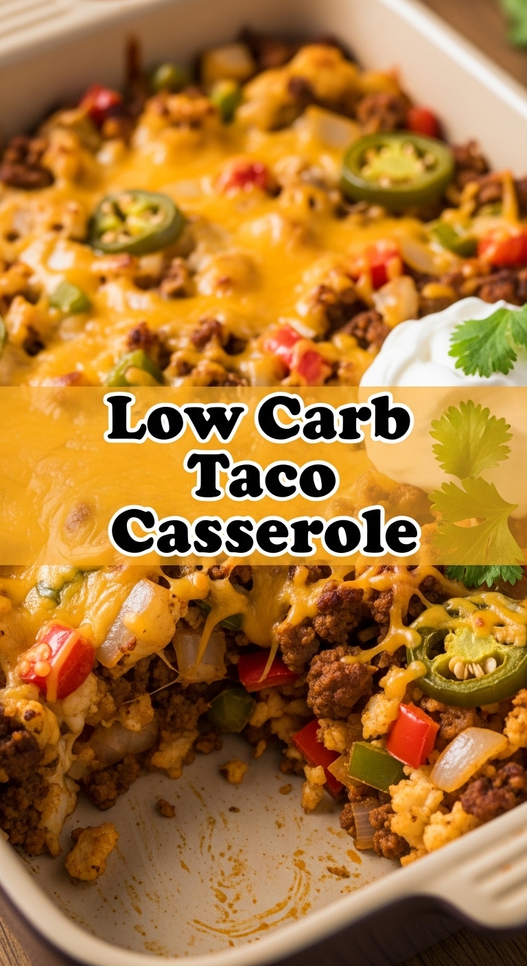 Low Carb Taco Casserole
