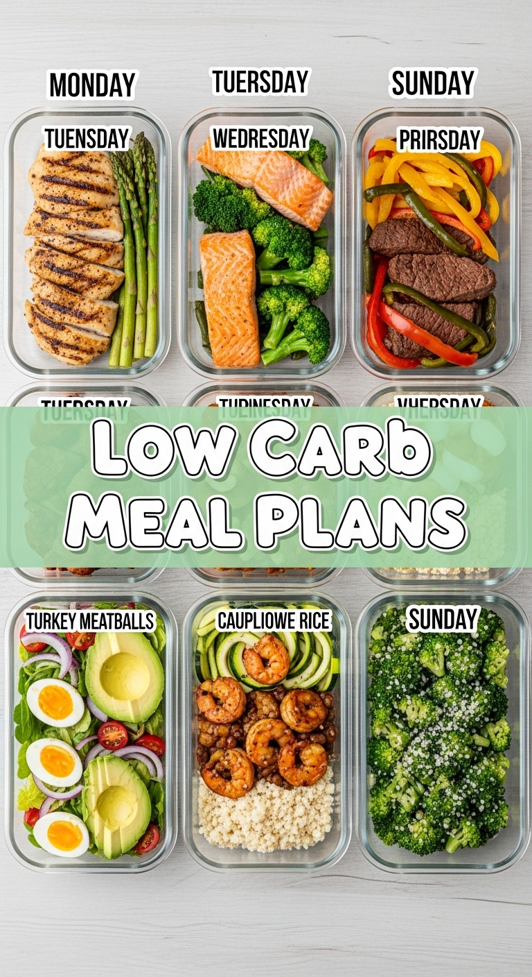 Low Carb Meal Plans