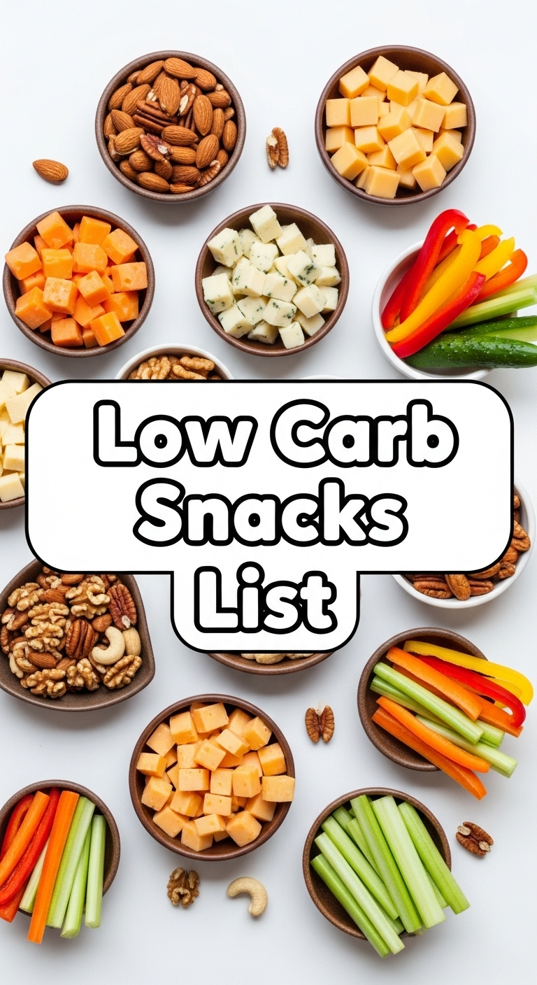 Low Carb Snacks List