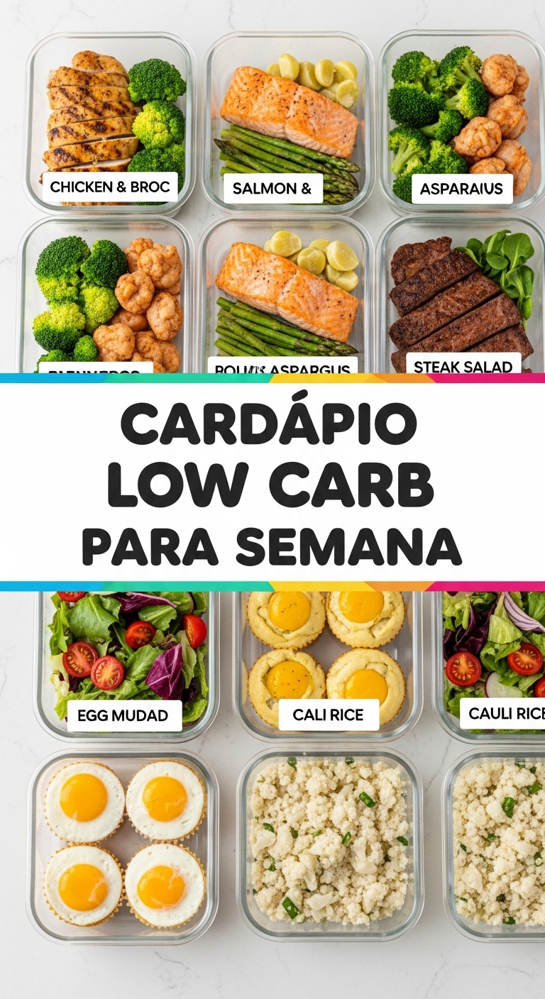 Cardã¡Pio Low Carb Para Semana