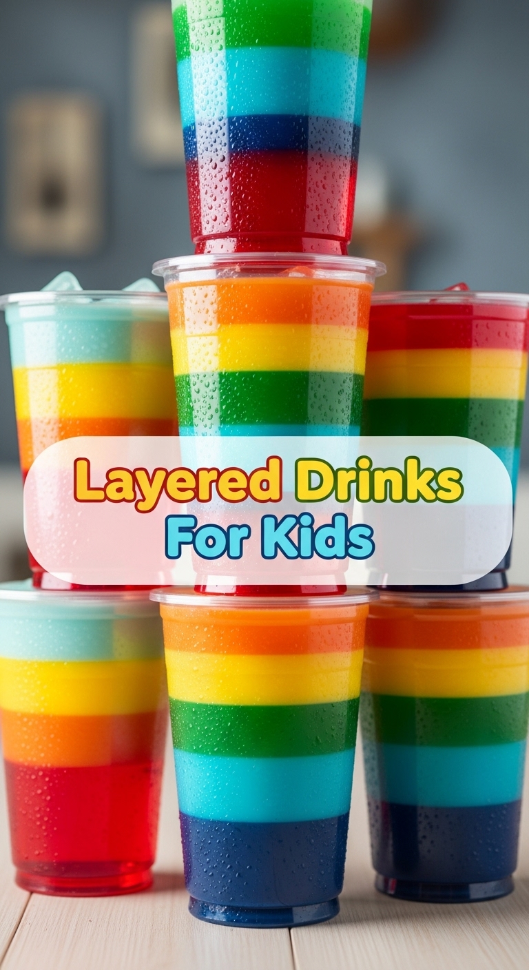 Layered Drinks For Kids