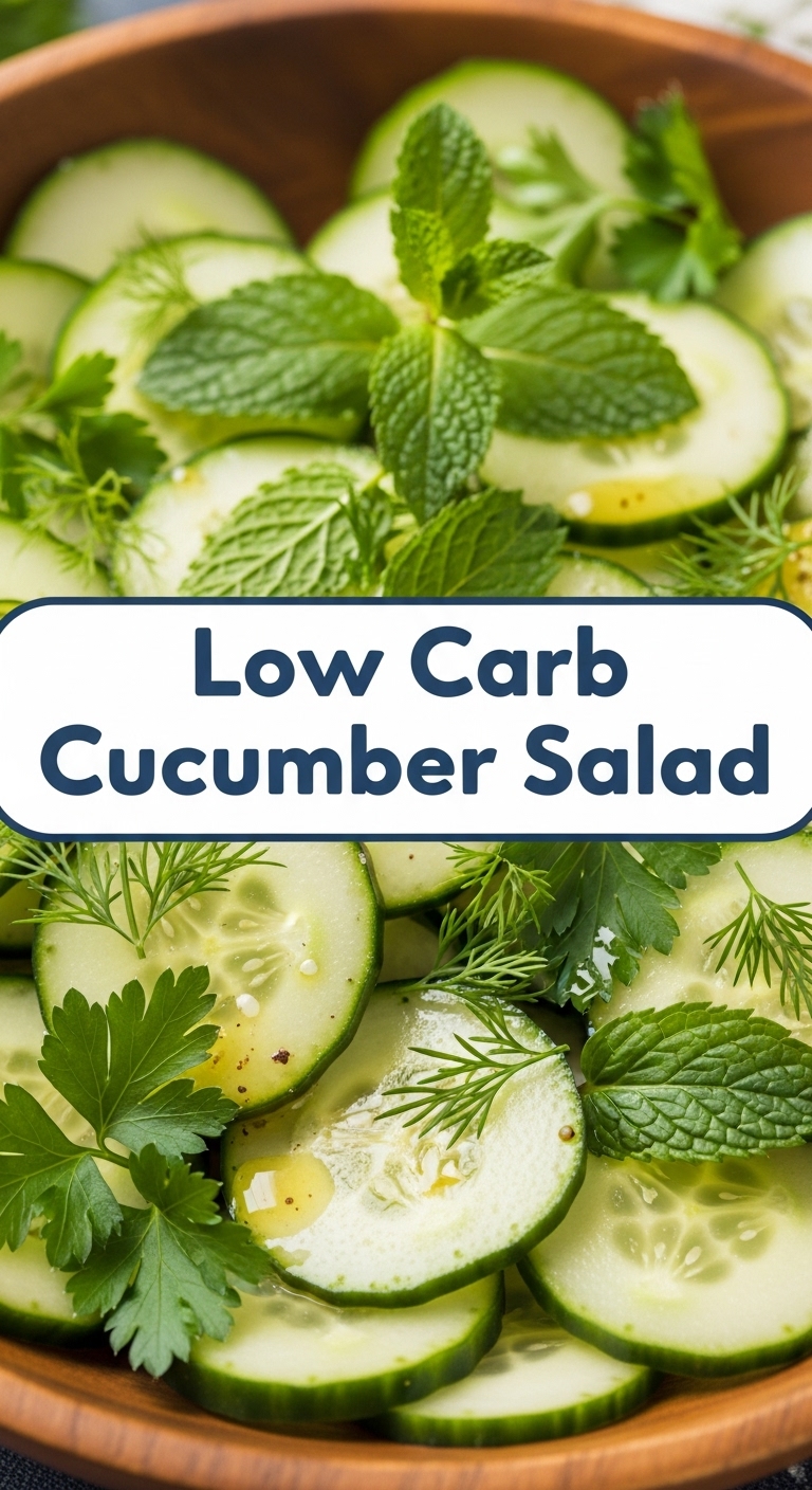 Low Carb Cucumber Salad