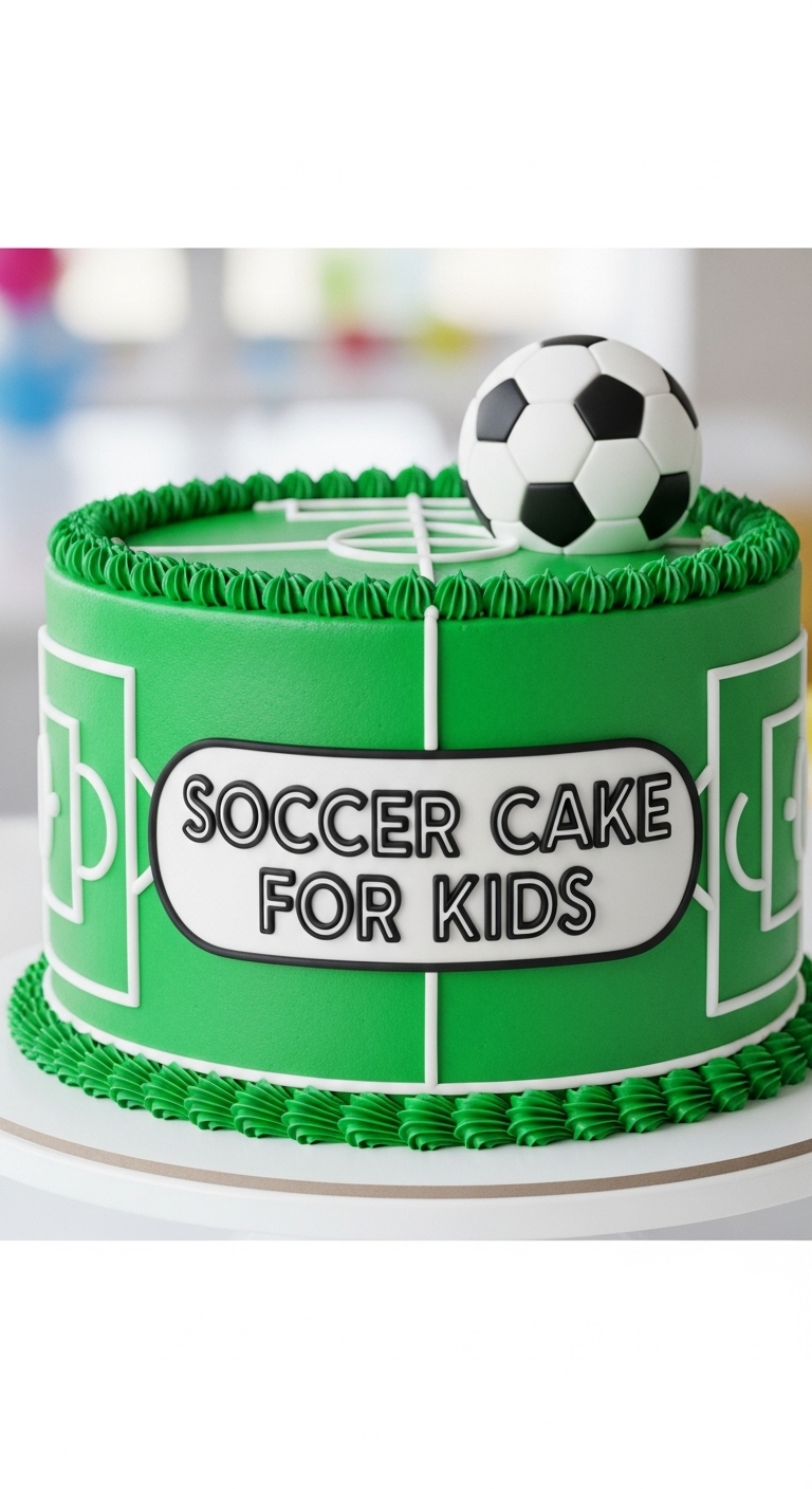 Soccer Cake For Kids