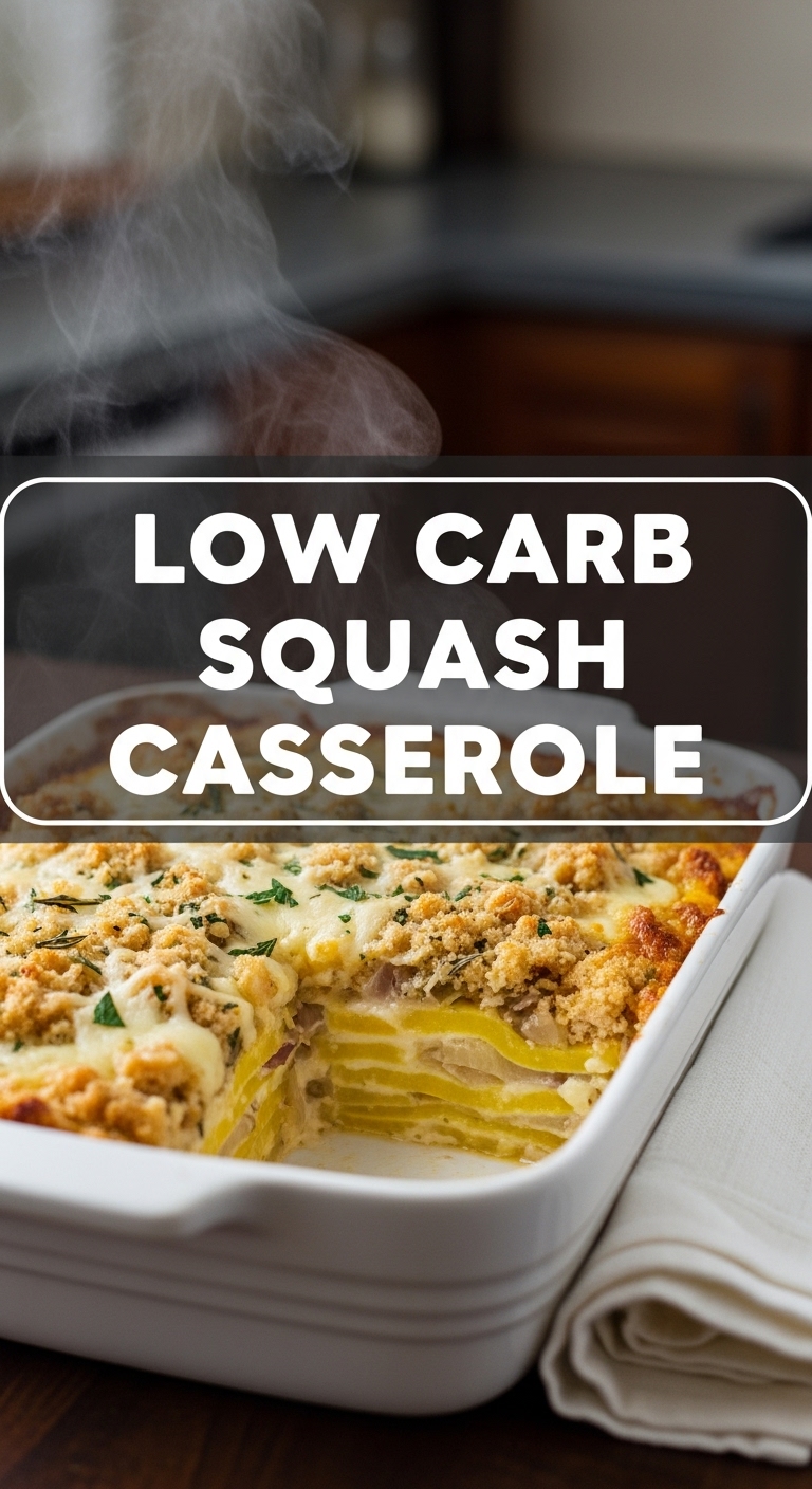 Low Carb Squash Casserole