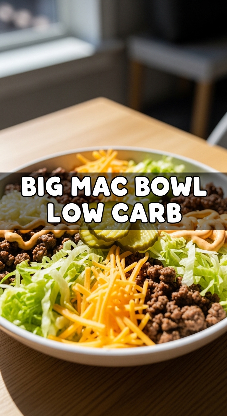 Big Mac Bowl Low Carb