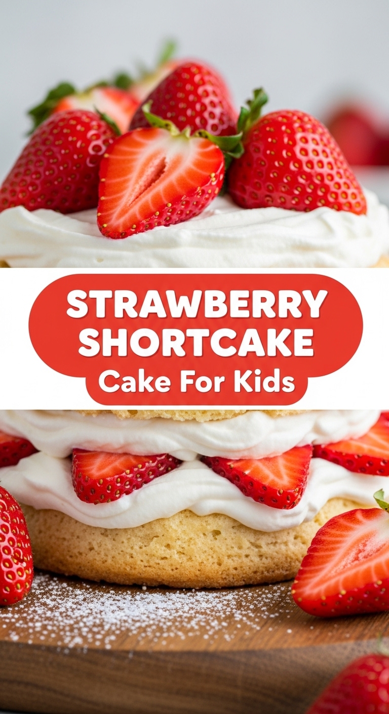 Strawberry Shortcake Cake For Kids