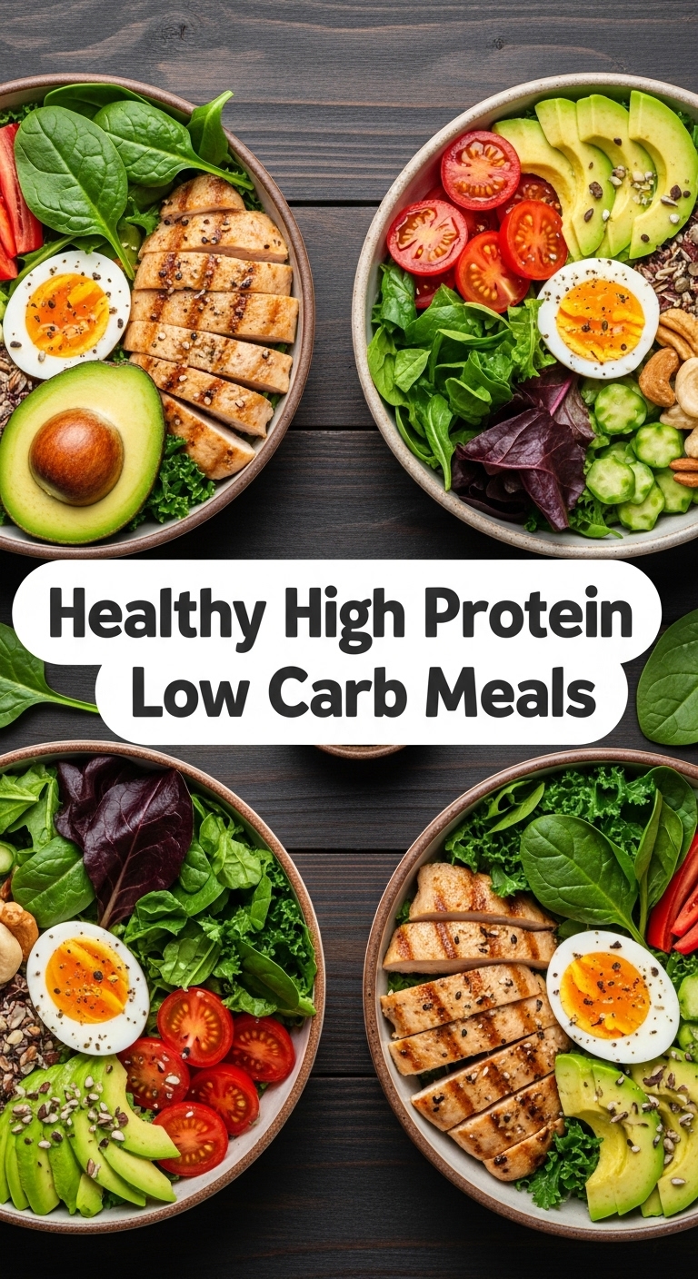 Healthy High Protein Low Carb Meals