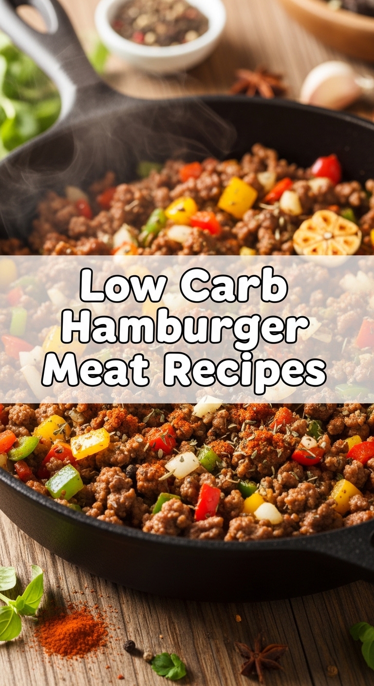 Low Carb Hamburger Meat Recipes