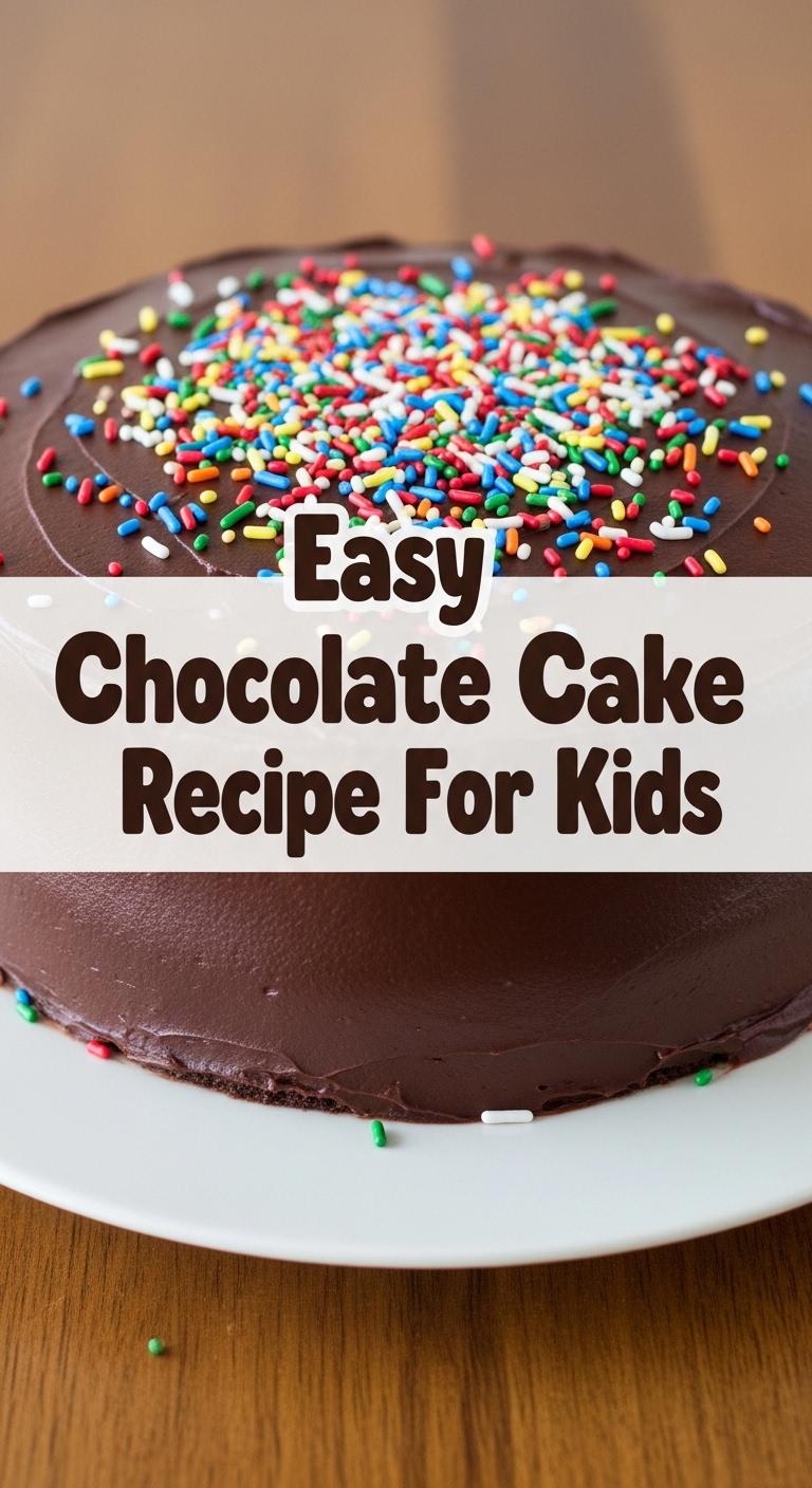 Easy Chocolate Cake Recipe For Kids