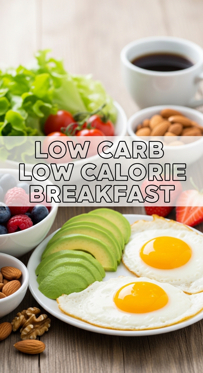 Low Carb Low Calorie Breakfast
