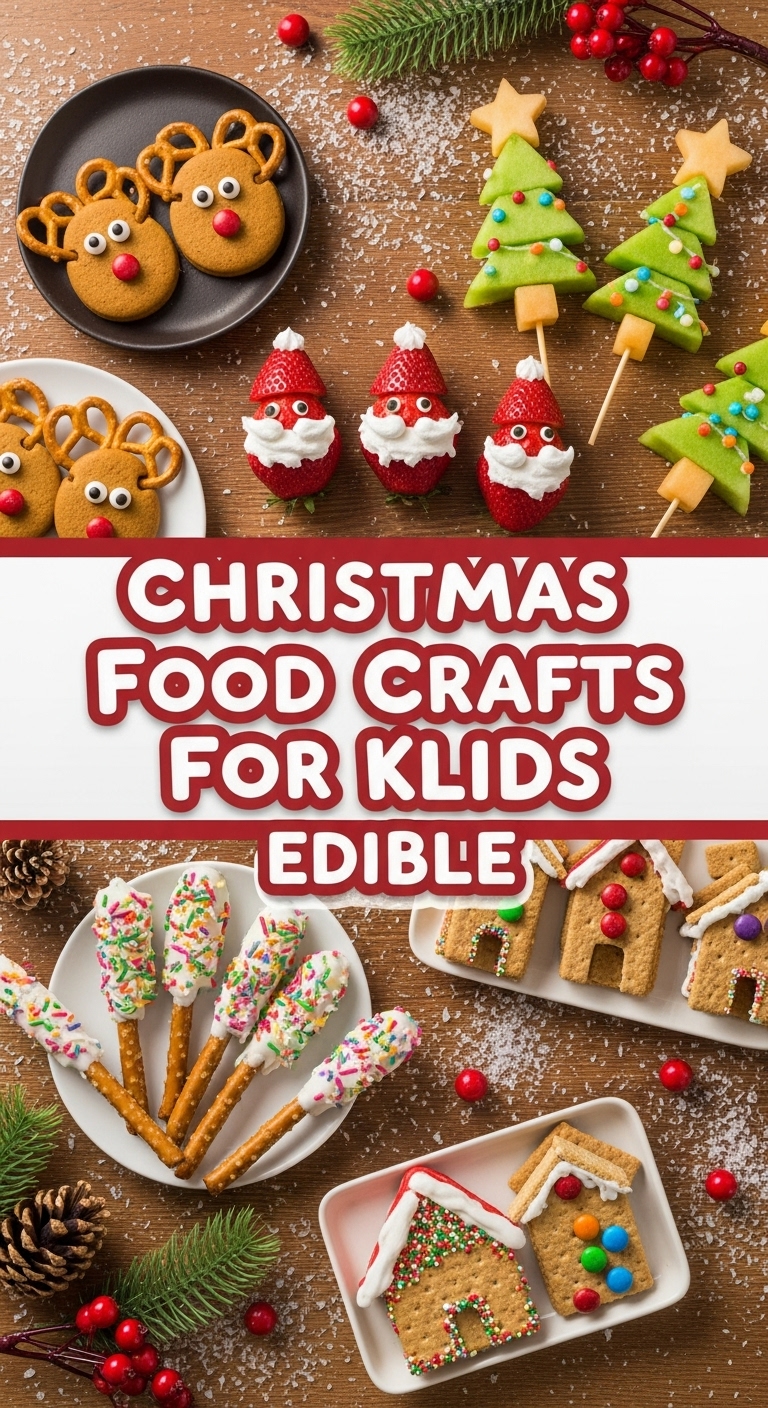 Christmas Food Crafts For Kids Edible