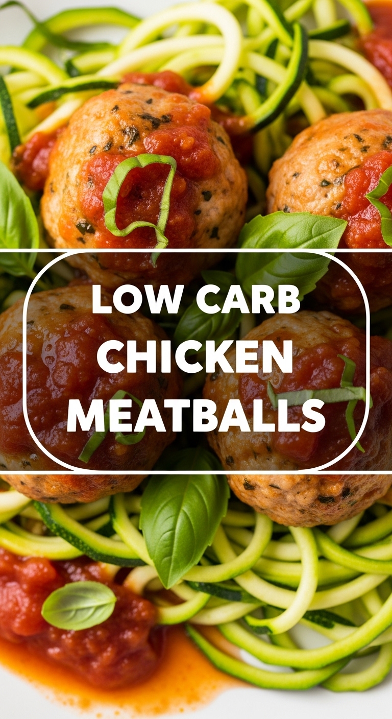 Low Carb Chicken Meatballs