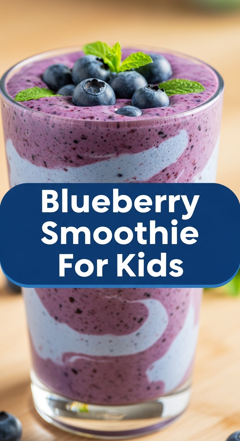 Blueberry Smoothie For Kids