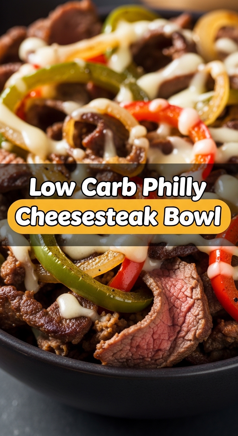Low Carb Philly Cheesesteak Bowl