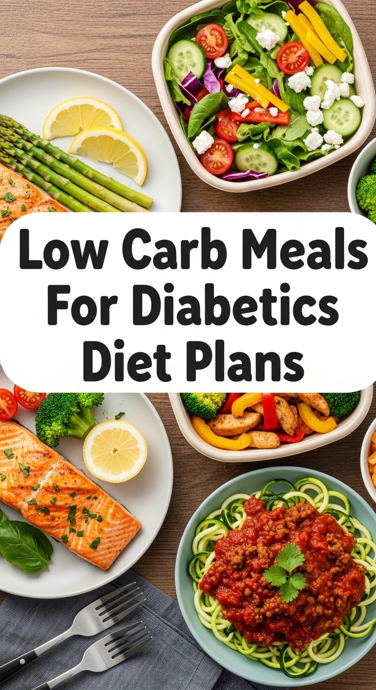 Low Carb Meals For Diabetics Diet Plans