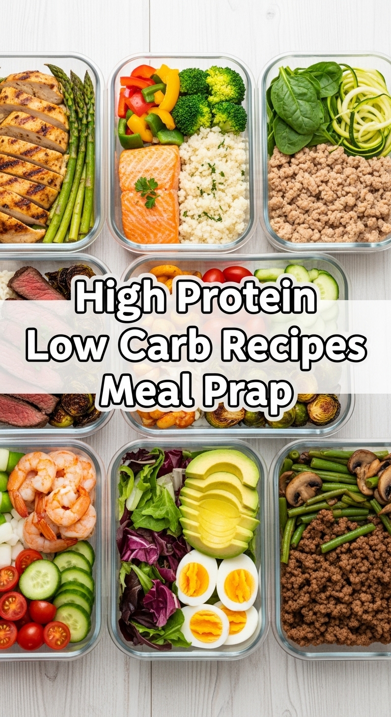 High Protein Low Carb Recipes Meal Prep