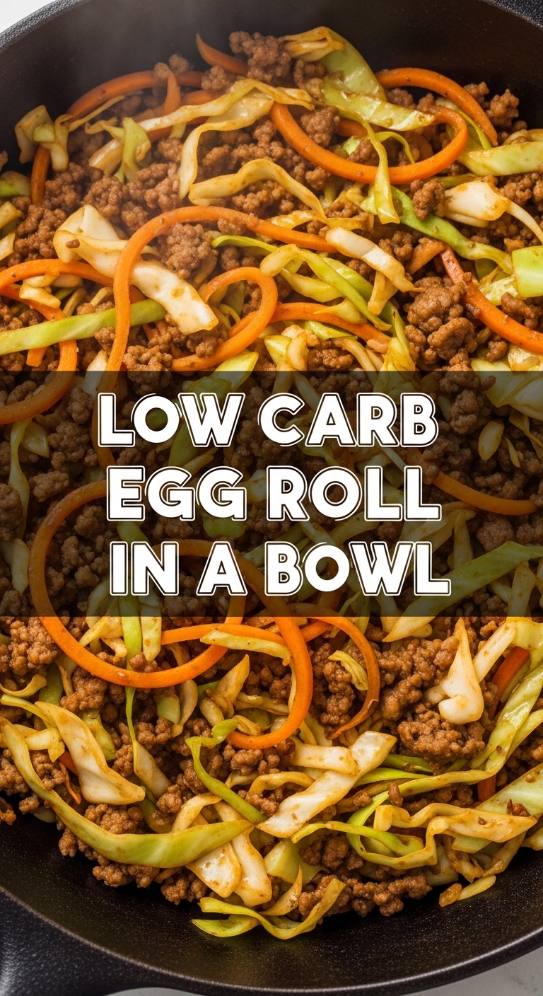 Low Carb Egg Roll In A Bowl