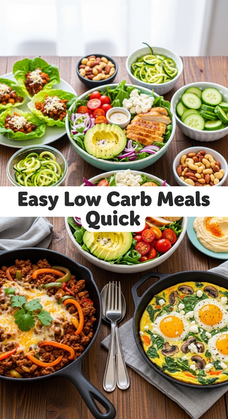 Easy Low Carb Meals Quick