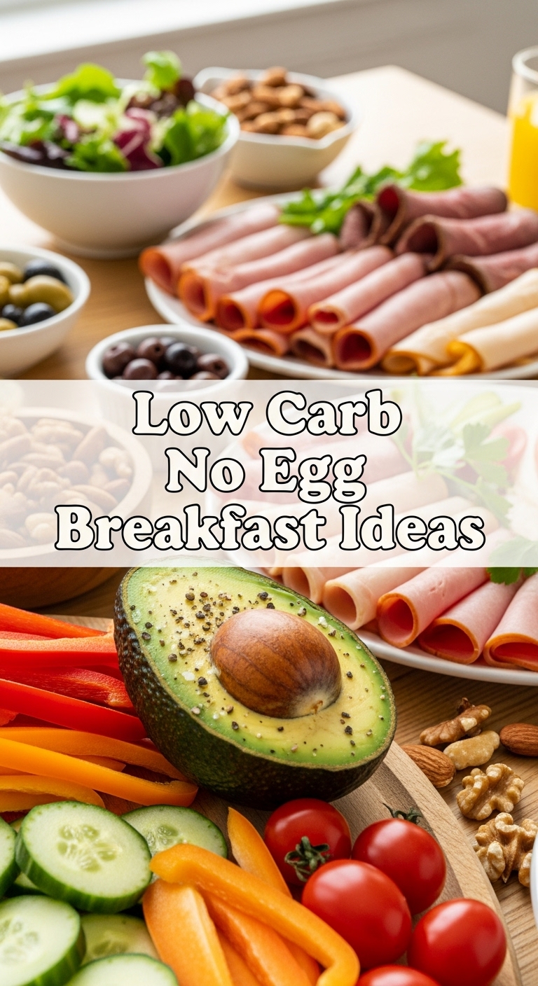 Low Carb No Egg Breakfast Ideas