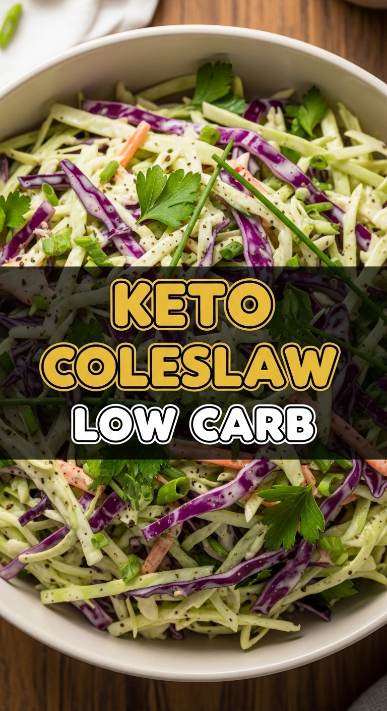 Keto Coleslaw Low Carb