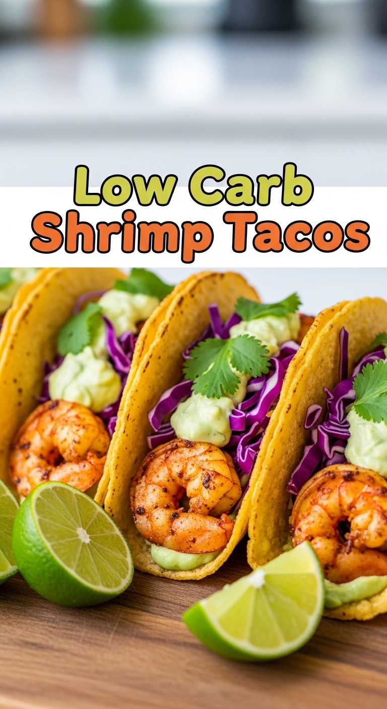 Low Carb Shrimp Tacos