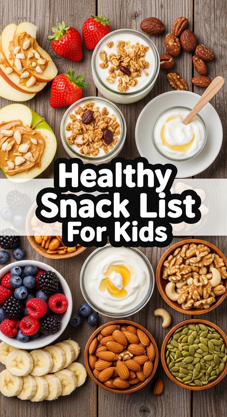 Healthy Snack List For Kids
