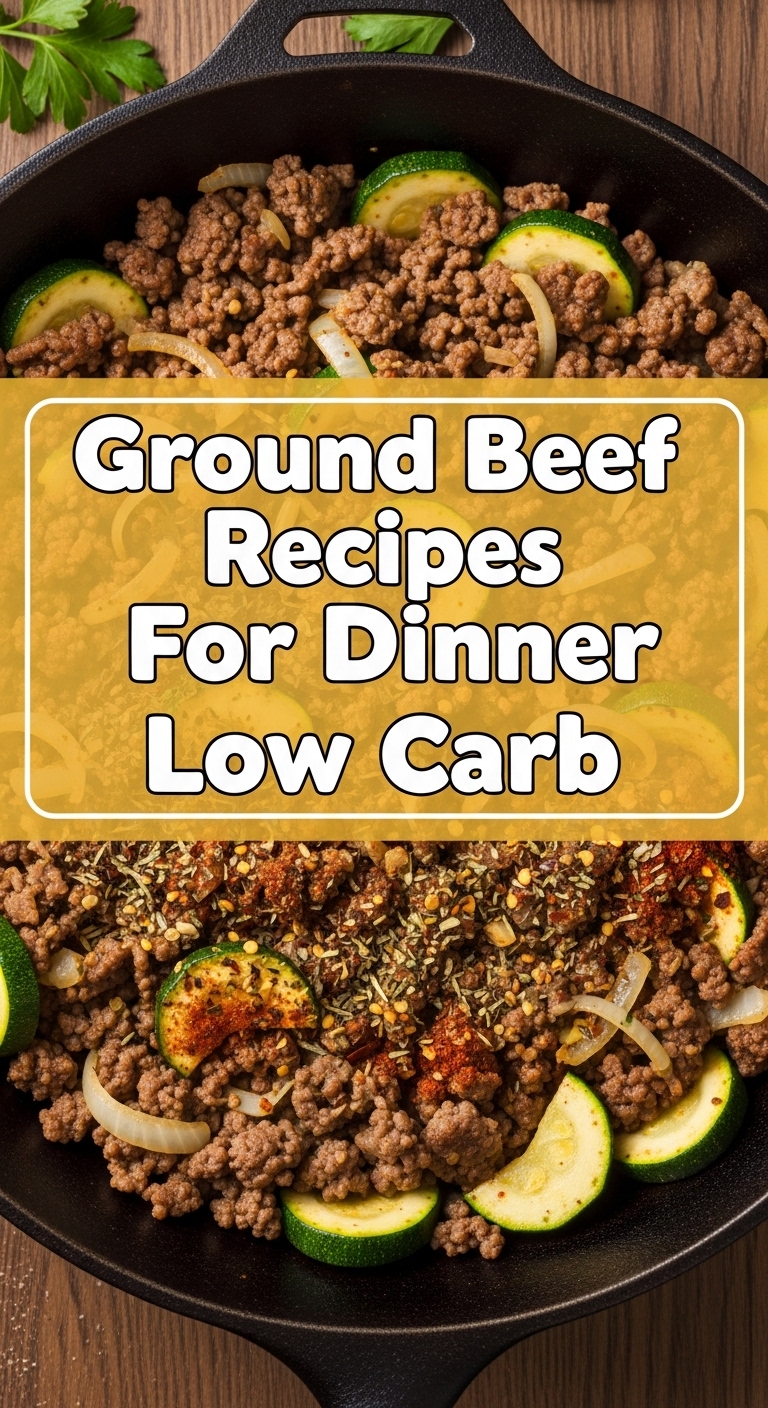 Ground Beef Recipes For Dinner Low Carb