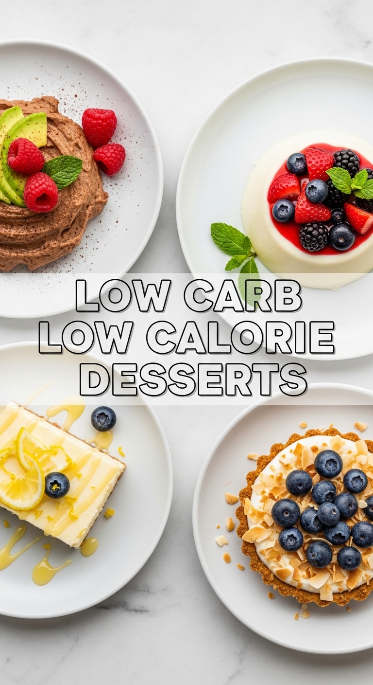 Low Carb Low Calorie Desserts