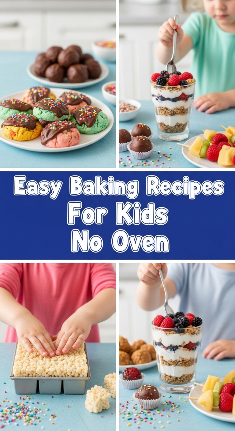 Easy Baking Recipes For Kids No Oven