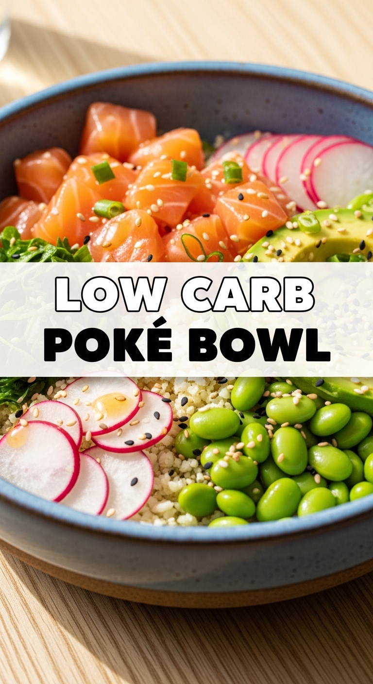 Low Carb Poke Bowl