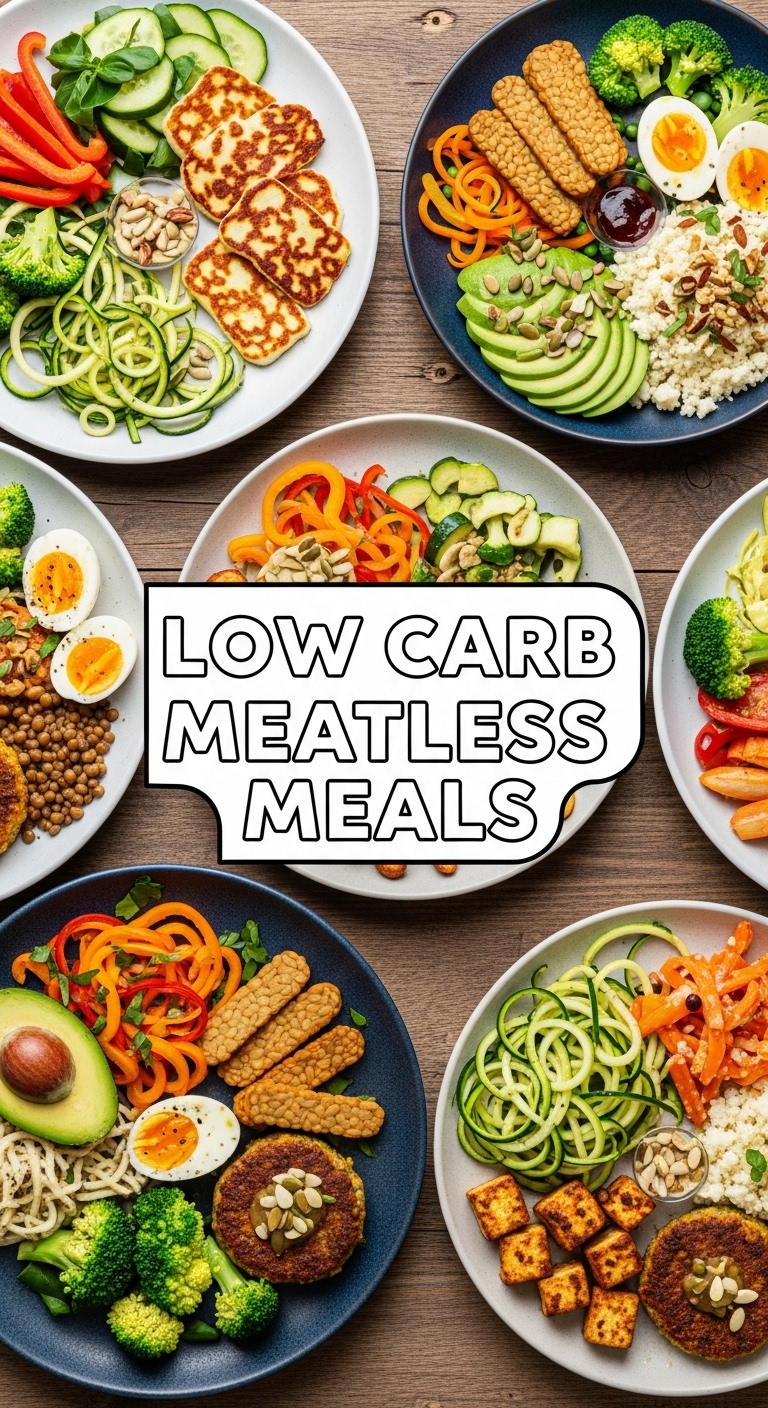 Low Carb Meatless Meals