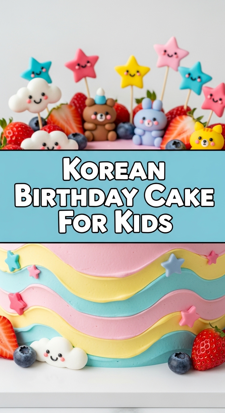 Korean Birthday Cake For Kids