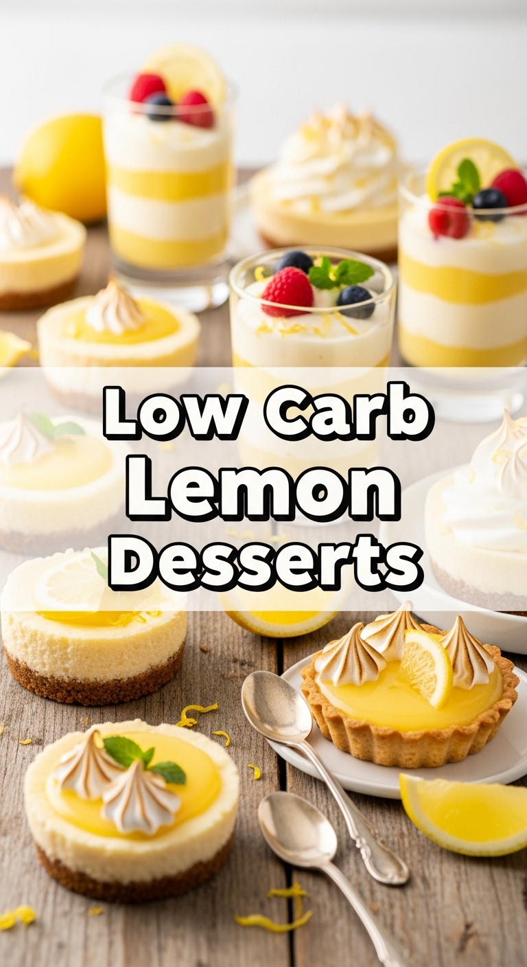 Low Carb Lemon Desserts