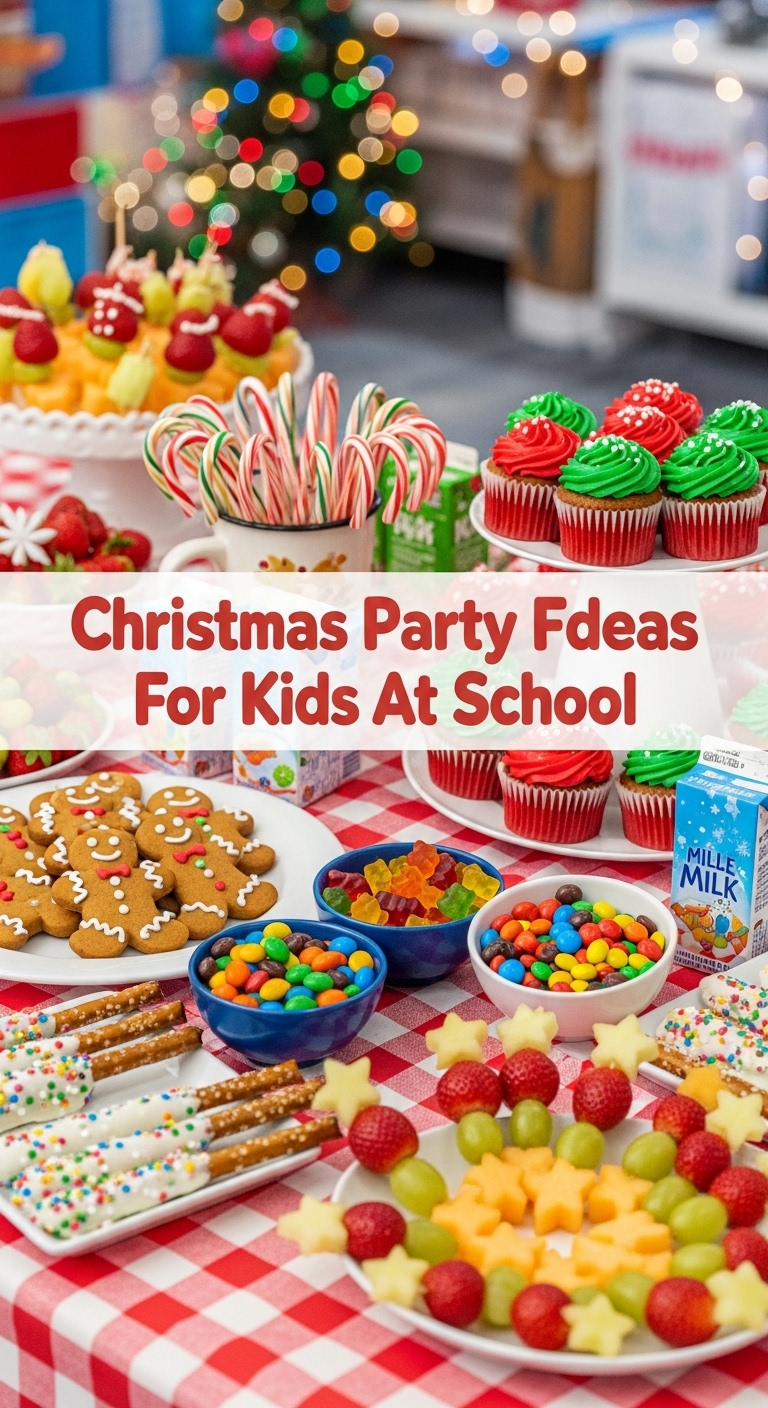 Christmas Party Food Ideas For Kids At School