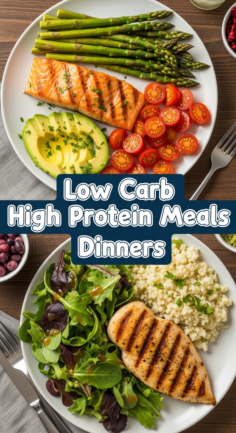 Low Carb High Protein Meals Dinners