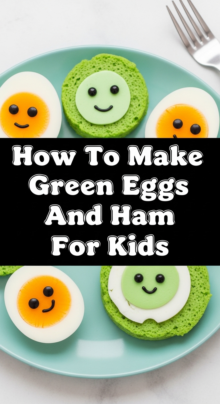 How To Make Green Eggs And Ham For Kids