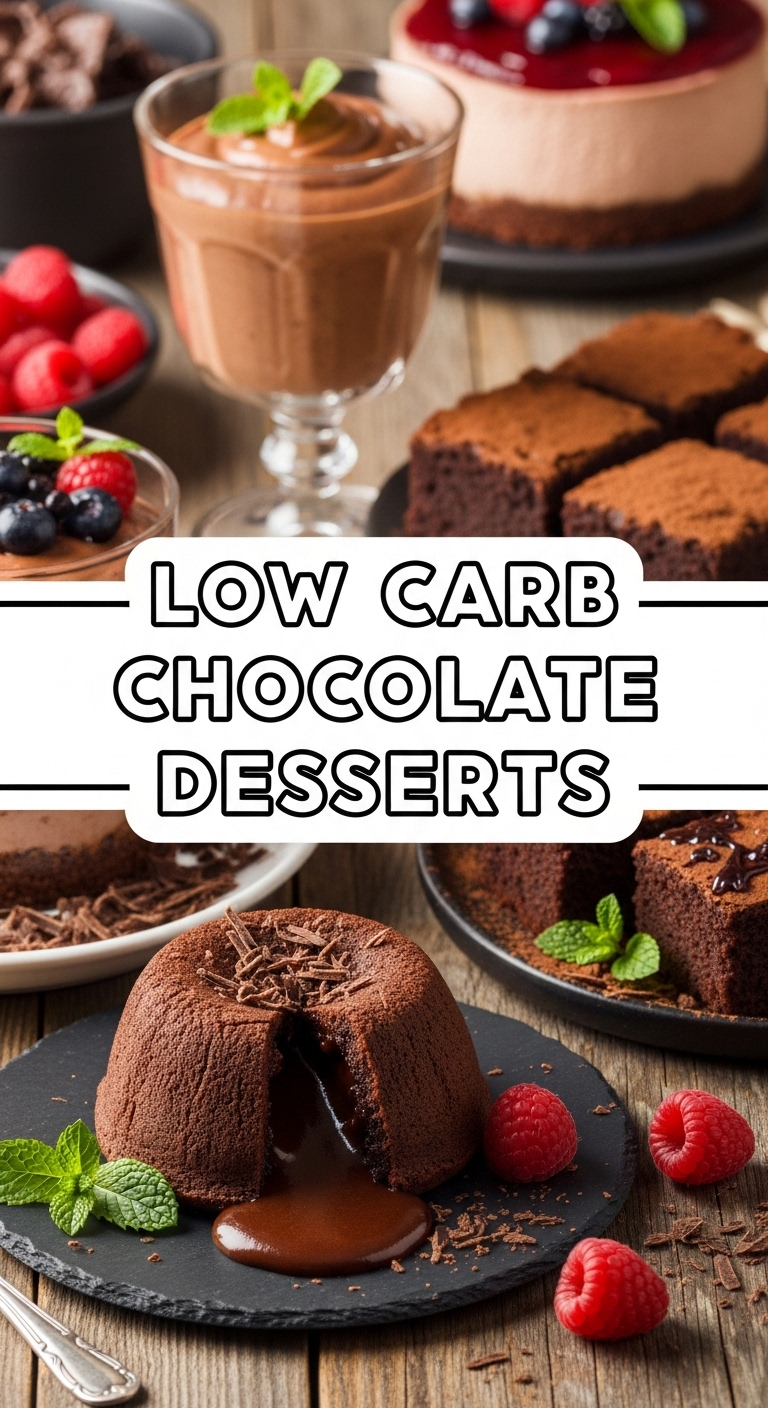 Low Carb Chocolate Desserts