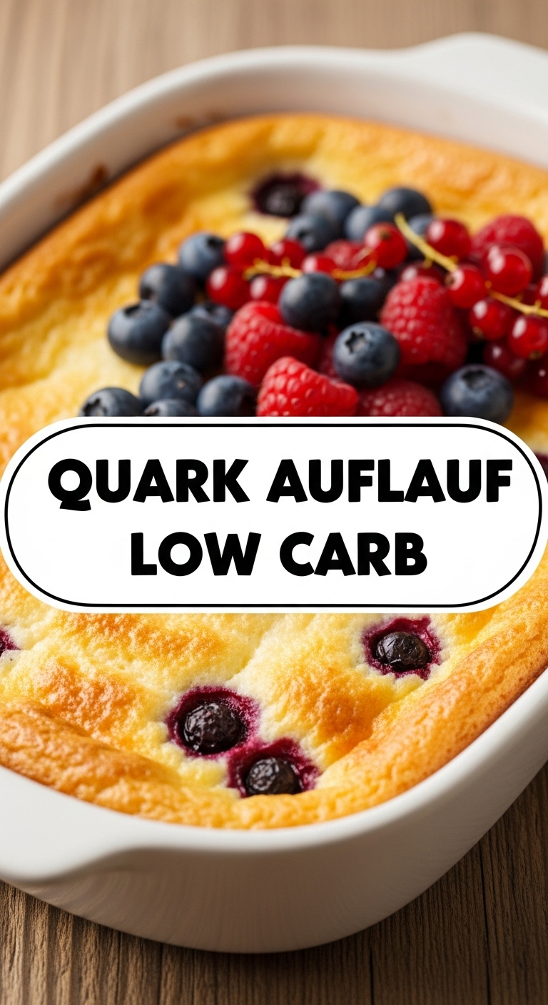 Quark Auflauf Low Carb