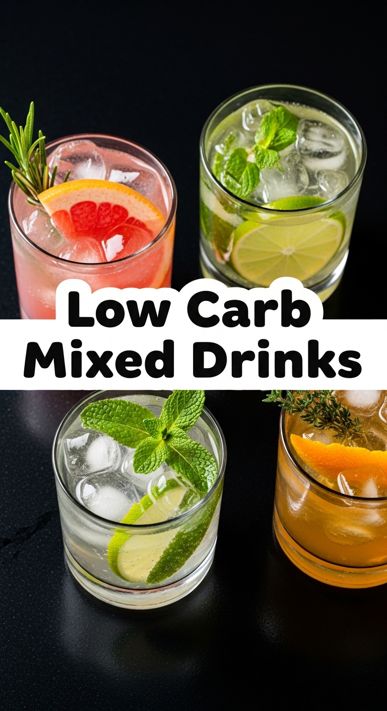 Low Carb Mixed Drinks