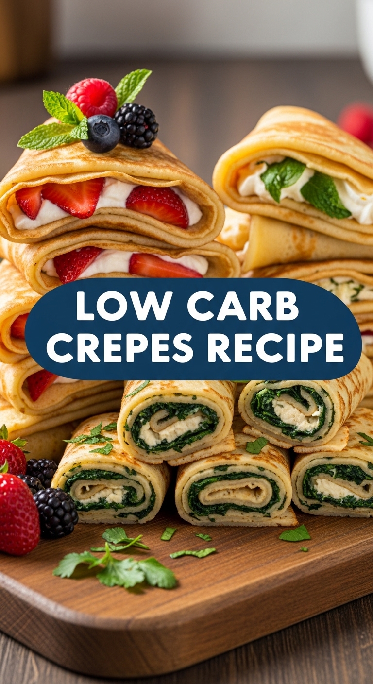 Low Carb Crepes Recipe