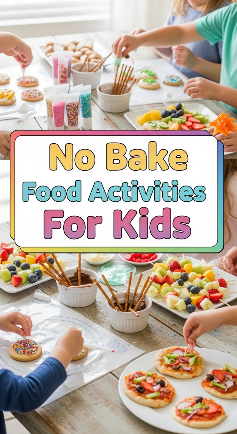 No Bake Food Activities For Kids